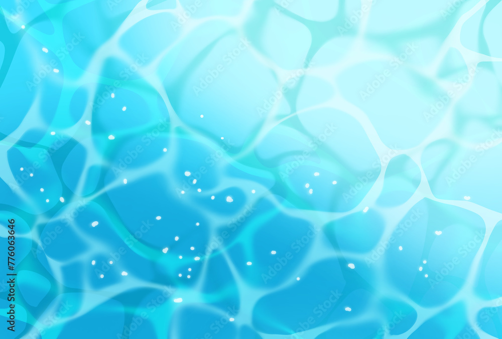 透明感のある水面の背景イラスト 透明感のある水面の背景イラスト