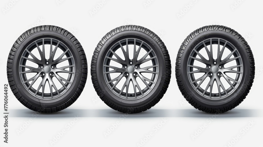 Collection car tires