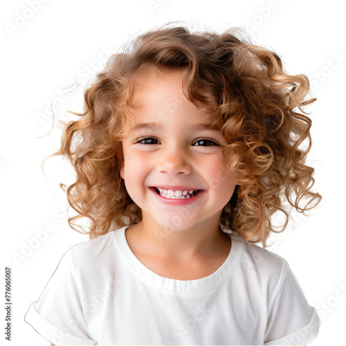 a cute happy little girl with a beautiful smile on png