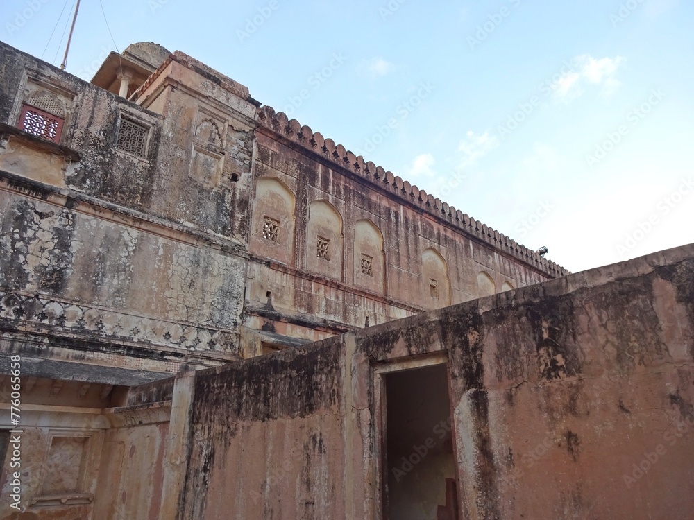 architecture of  architecture of Amer Fort, ( AMBER FORT ) Jaipur, Rajasthan, India 