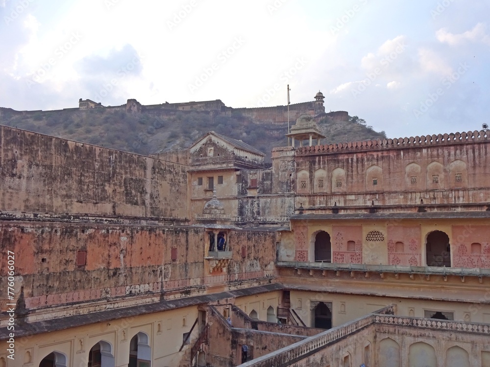 The Zenana (women's quarters) of Amer Fort  ( AMBER FORT ) , Jaipur, Rajasthan, India 