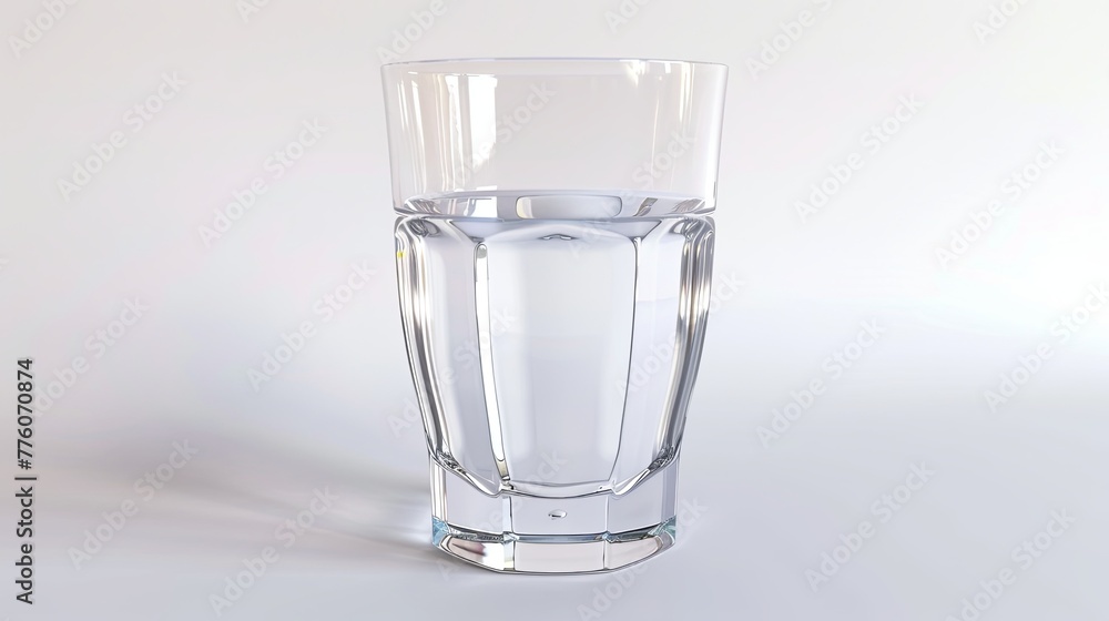 Crystal Clear Glass of Pure Water, Hydration Perfection Crystal Clear Glass of Pure Water, Hydration Perfection