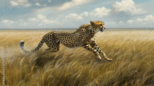 cheetah in serengeti