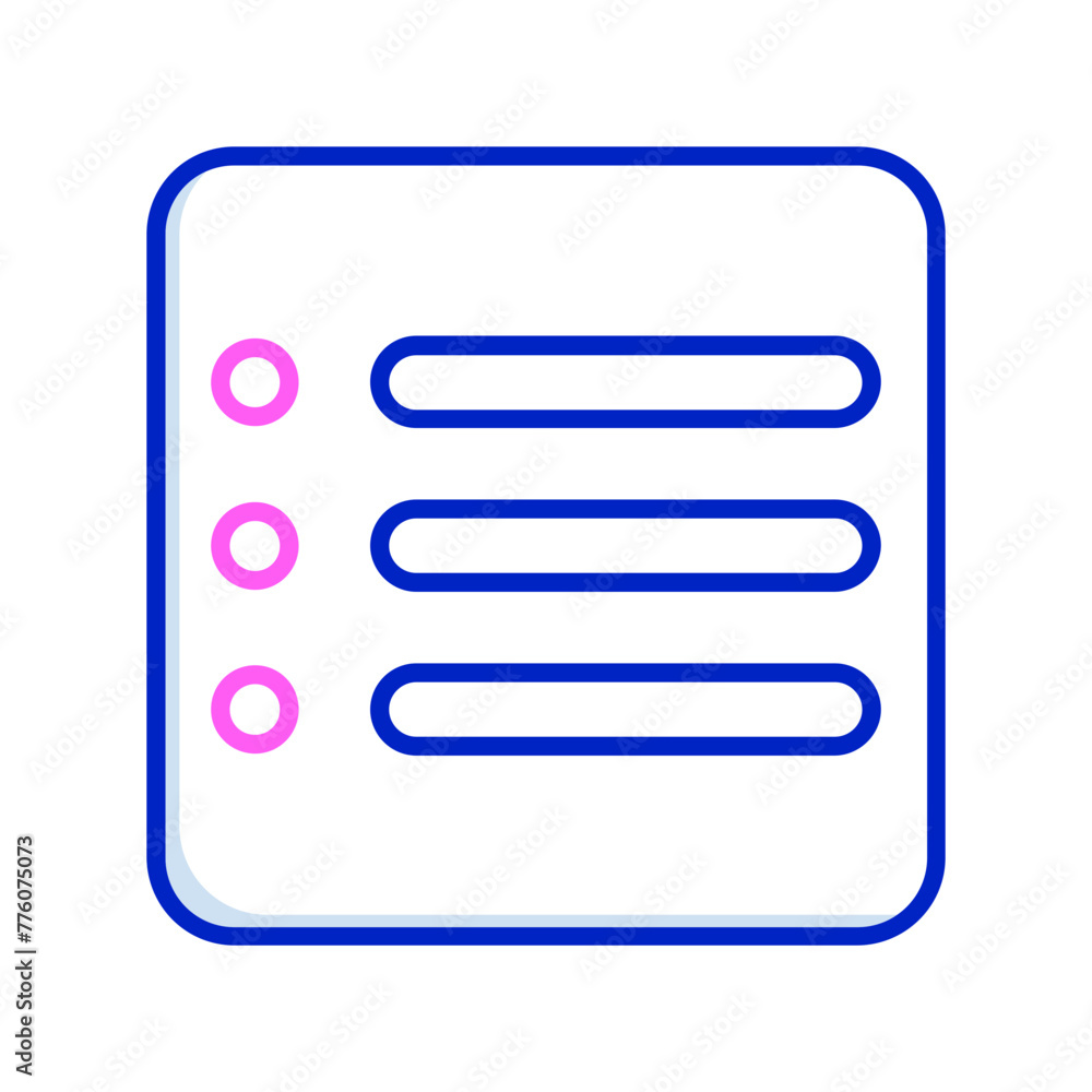Menu Vector Icon Menu Vector Icon