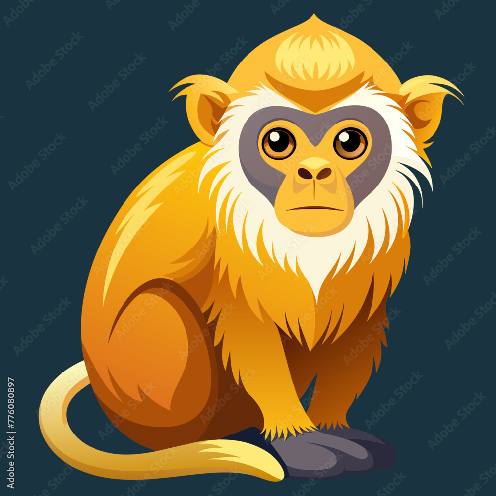 golden-monkey vector design 