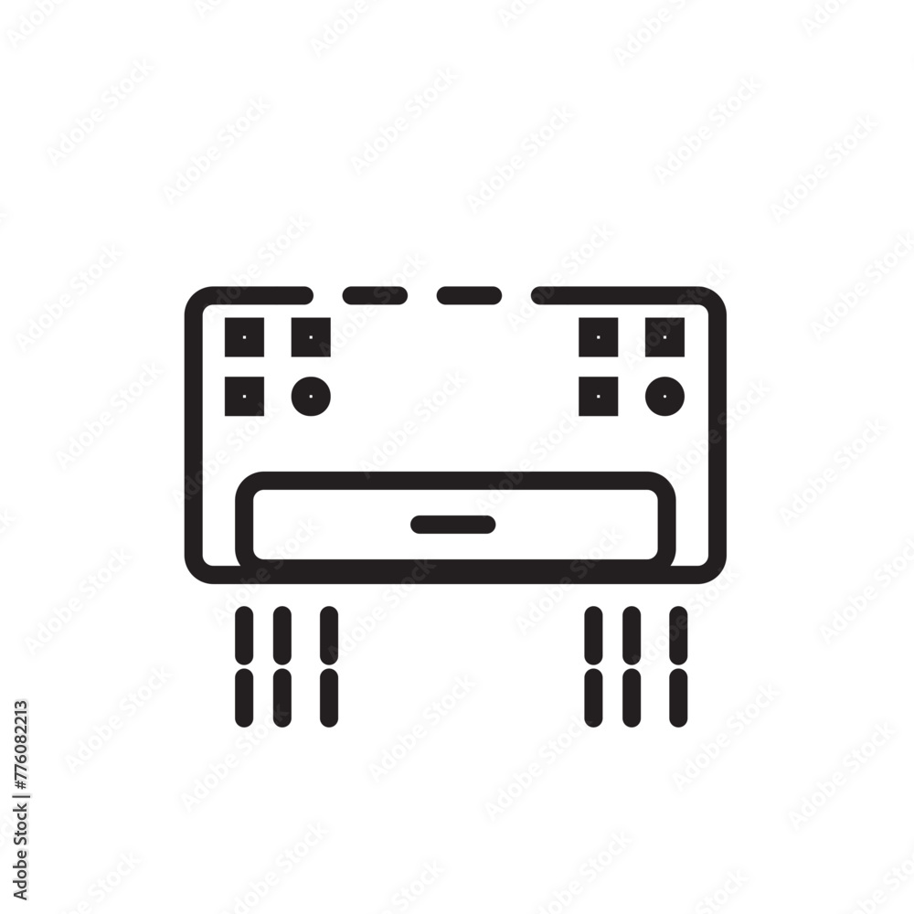 Ai Robot Production Line Icon Ai Robot Production Line Icon