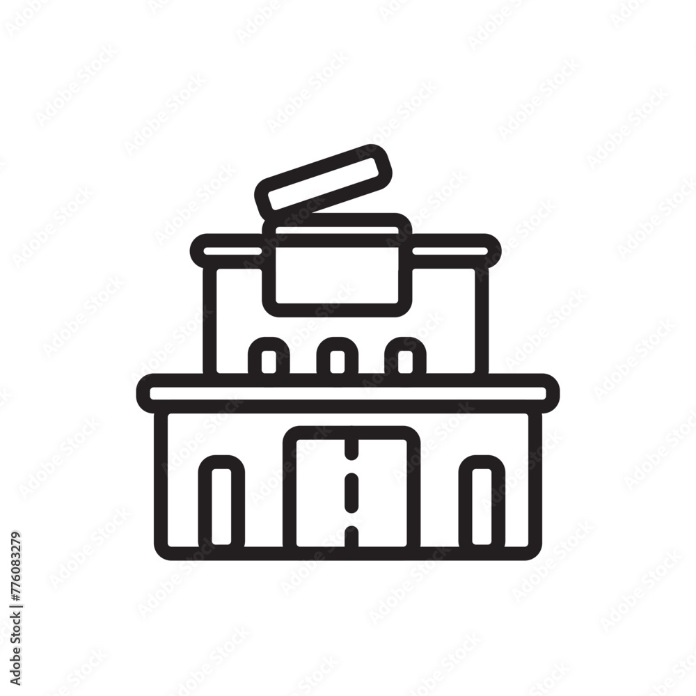Cinema Film Studio Line Icon Cinema Film Studio Line Icon