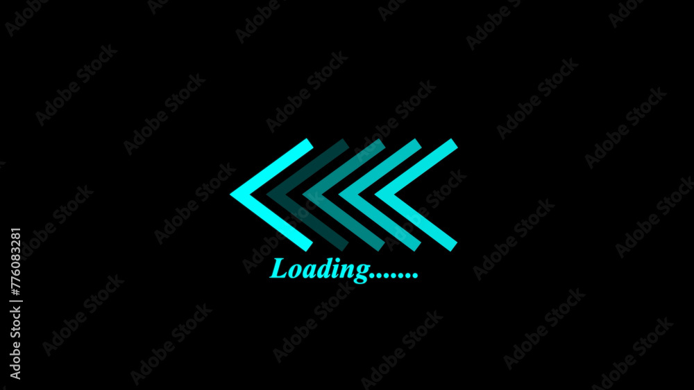 Arrow loading icon illustration. Arrow loading icon illustration.