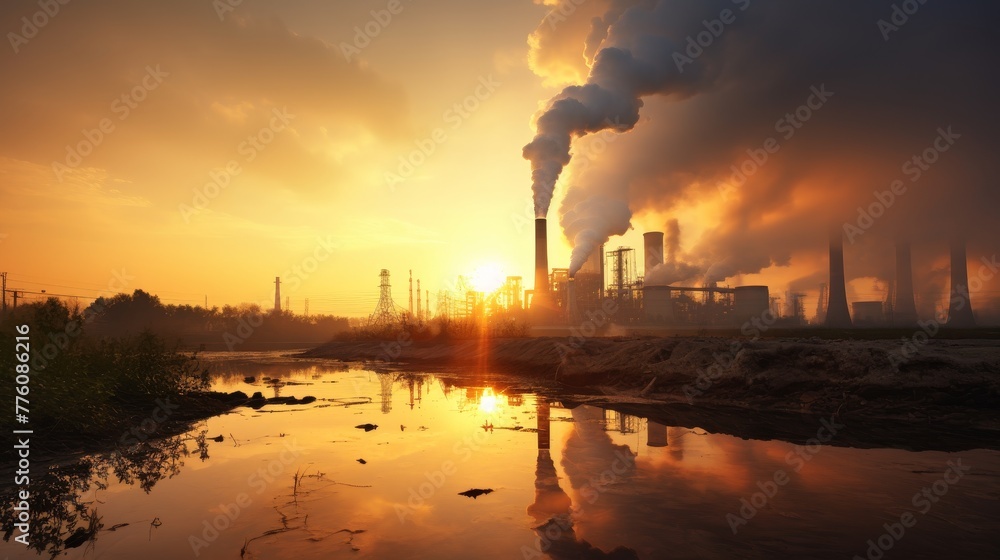 Smokestacks Emissions, Environmental Impact