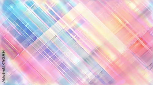 opalescent pastel plaid background photo