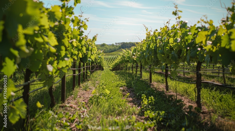 Winery tour, vineyard vistas, essence of the grape
