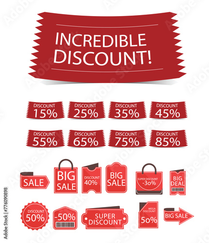 discount big sale icon - eps 10