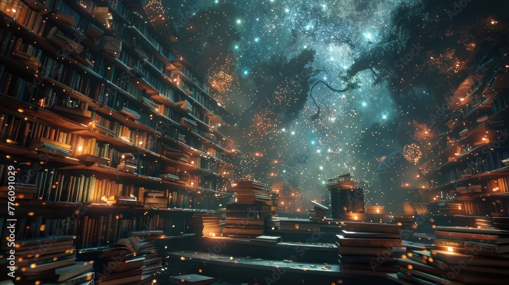 The enchanted realm of books The enchanted realm of books