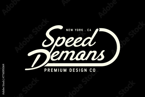 Streetwear speed demon t-shirt graphic design aesthetic quotes template printable 