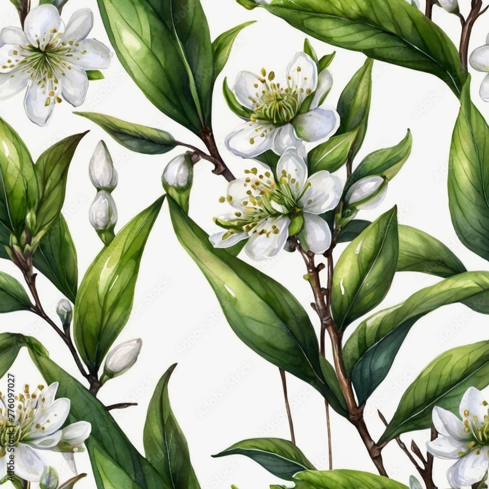 Obraz premium seamless pattern with flowers