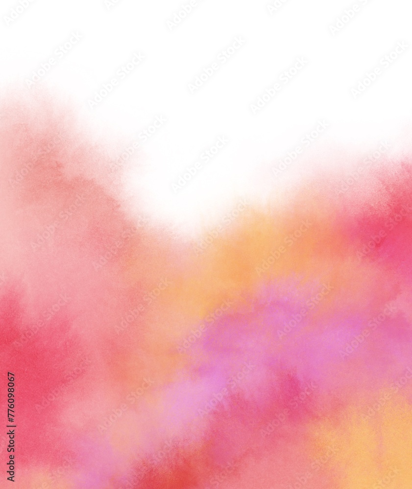 Beautiful pink background. Versatile artistic image for creative design projects: posters, banners, cards, covers, magazines, prints, brochures, wallpapers. Watercolor on paper. Artist-made art, no AI