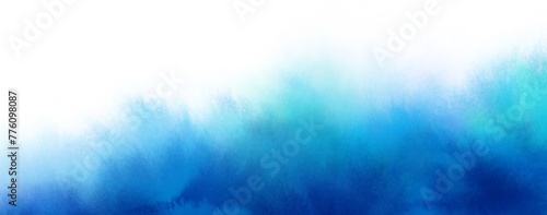 Beautiful blue background. Versatile artistic image for creative design projects: posters, banners, cards, covers, magazines, prints, brochures, wallpapers. Watercolor on paper. Artist-made art, no AI