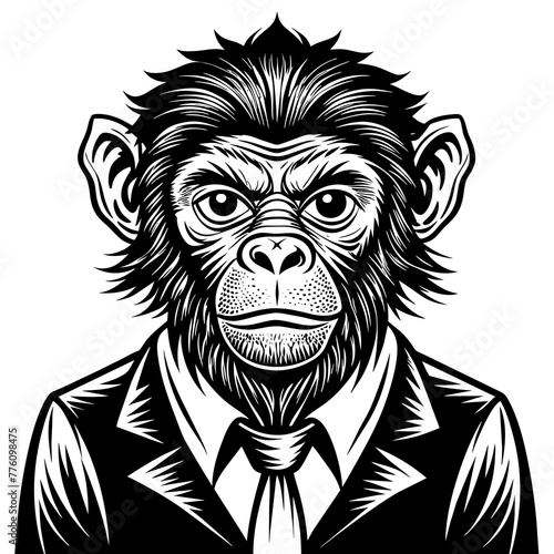 monkey vector design 