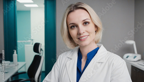 friendly woman doctor