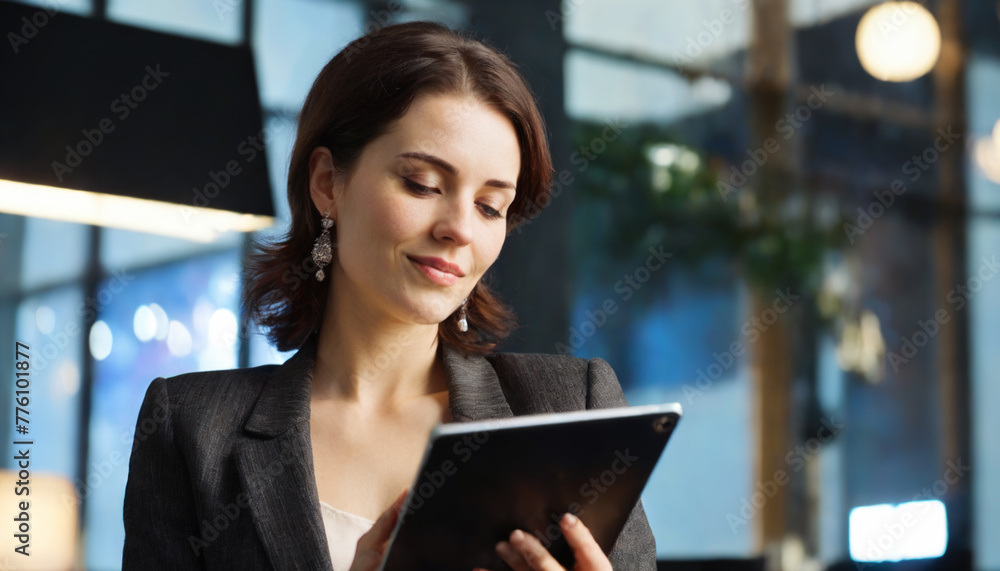 © tugolukof - Woman with tablet © tugolukof - Woman with tablet