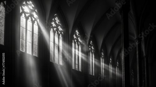 Sanctuary of Light -  Windows Casting Ethereal Beams