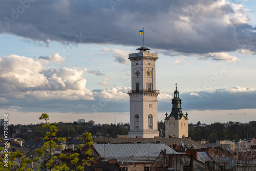  View on Lviv city hall © Ruslan