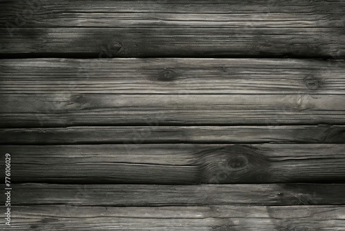 Black and white old dirty outdoor wood wall wooden plank board texture background with grains and structures