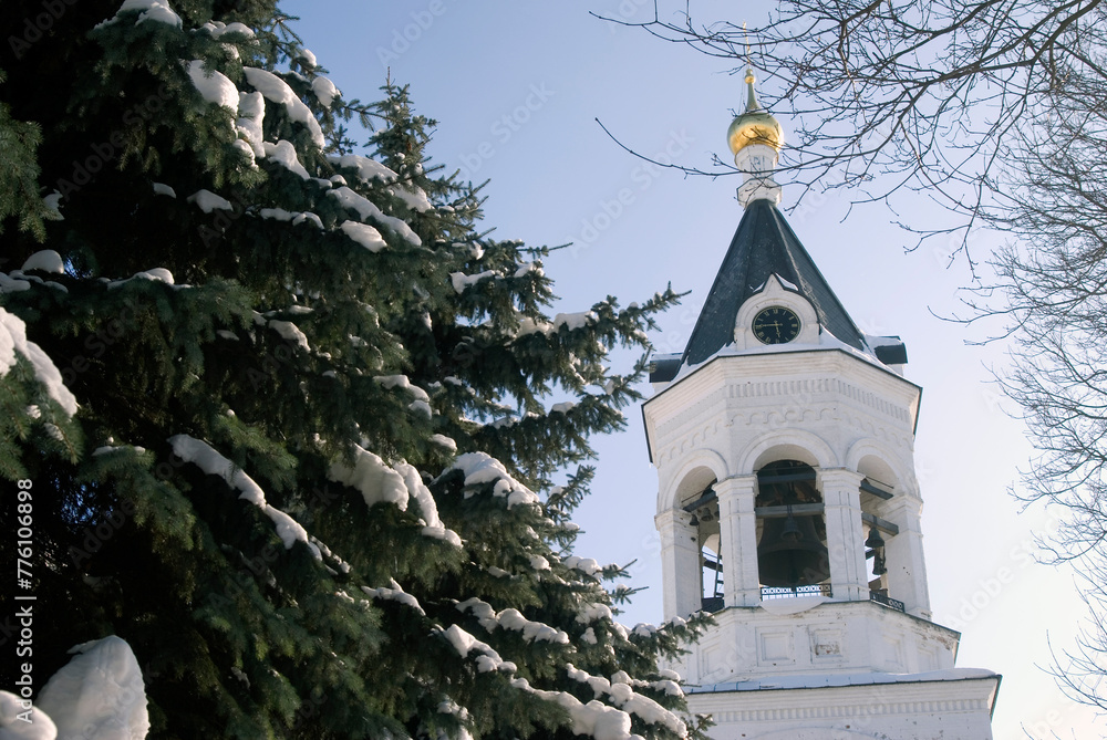 Church in the snow