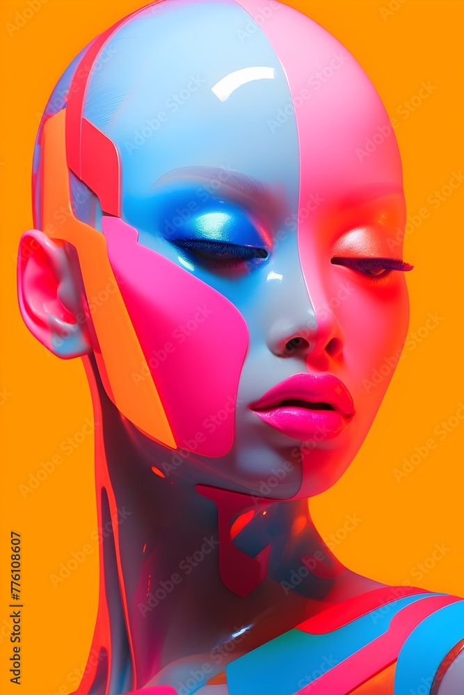 Afrofuturism Oil Paint Colorful 3D Animation: A Vision of Cultural Progress and Innovation
