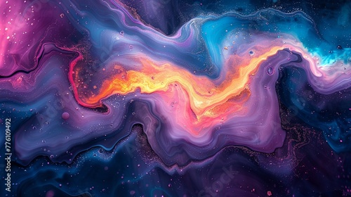 Mesmerizing abstract background, where vivid colors dance in fluid harmony, sparking creativity