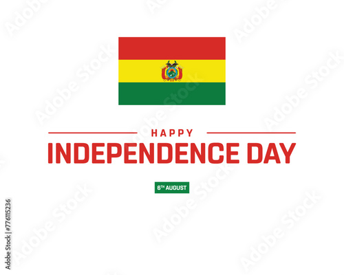 Typography of Independence Day  National Day of Ecuador  Vector and editable file for Independence Day  Flag colors typography  Independence Day of Bolivia  I love Bolivia  Bolivia  Background