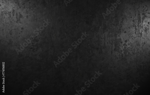 Closeup of a dark wall illuminated by a spotlight
