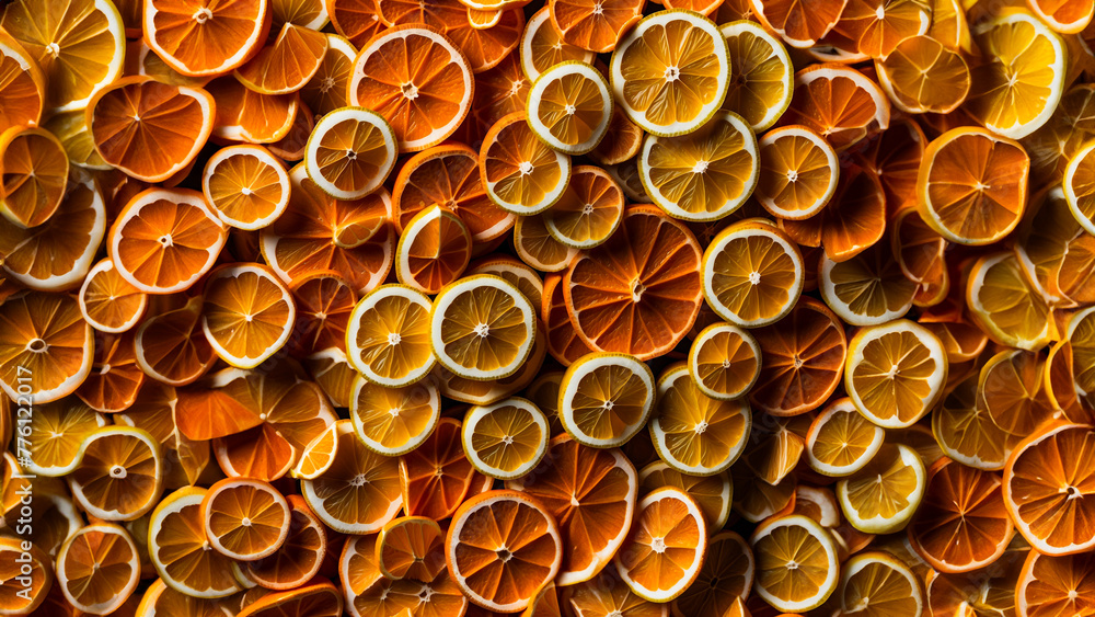 Sunshine Snacks: Vibrant Freeze-Dried Orange and Lemon Slices Bring a Burst of Citrus to Your Day