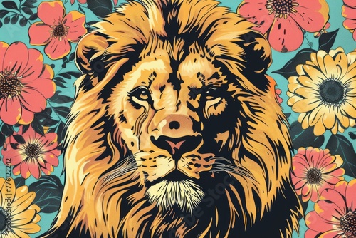 A bold illustration featuri...