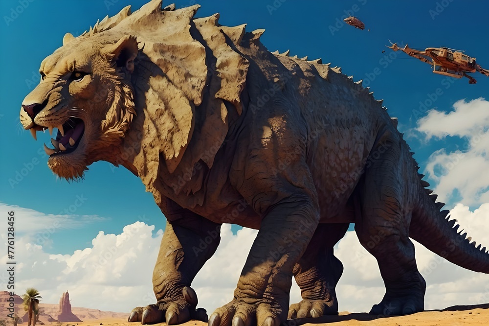 Fototapeta premium tyrannosaurus rex dinosaur 3d