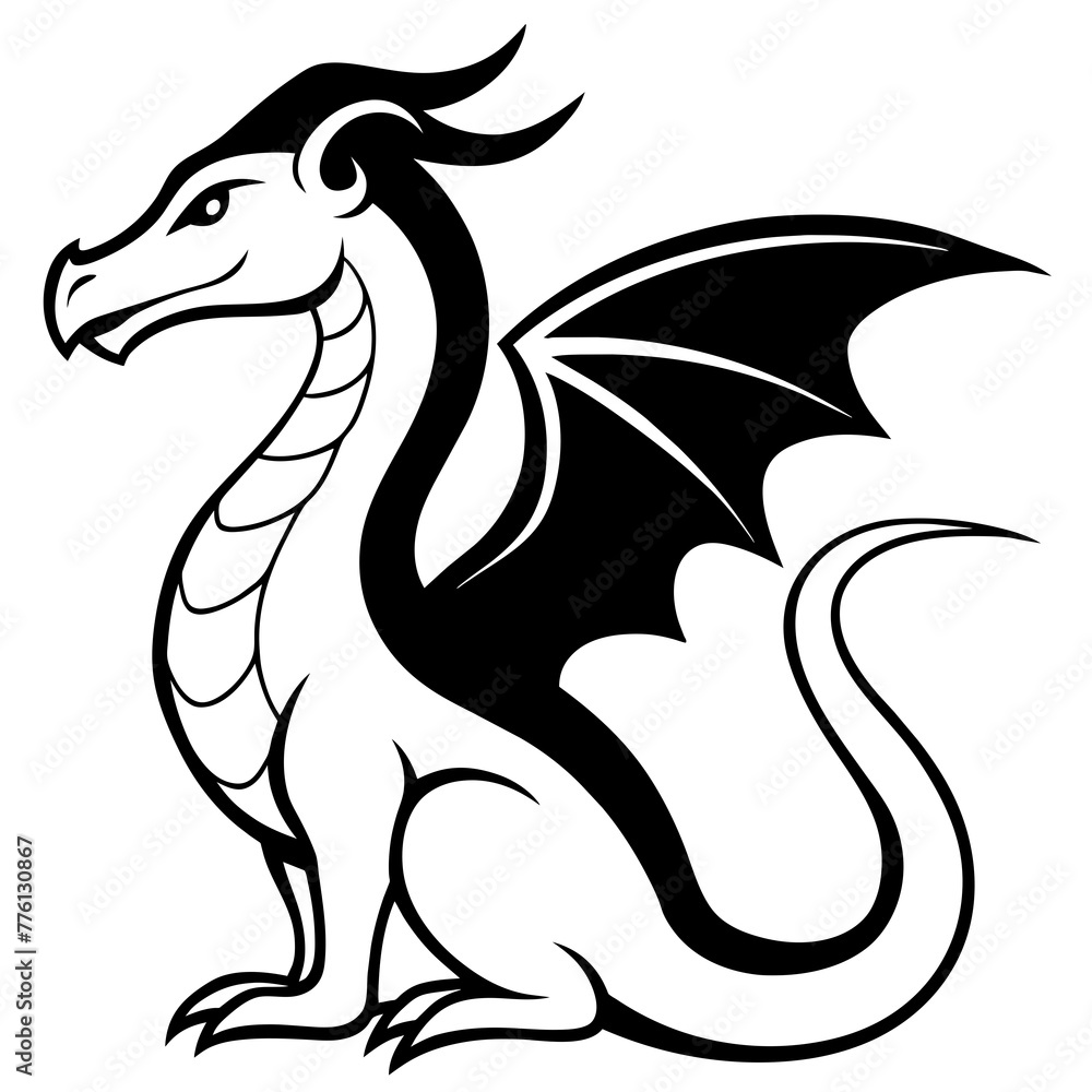 illustration of a dragon illustration of a dragon