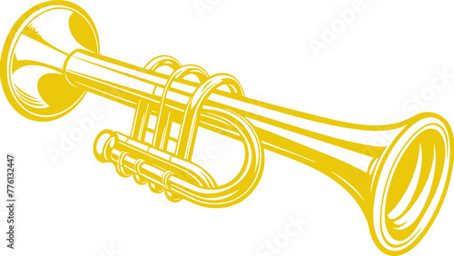 Brass Instrument Bliss Trumpet Vector Graphics for Your Creative Projects