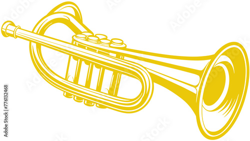 Brass Instrument Bliss Trumpet Vector Graphics for Your Creative Projects