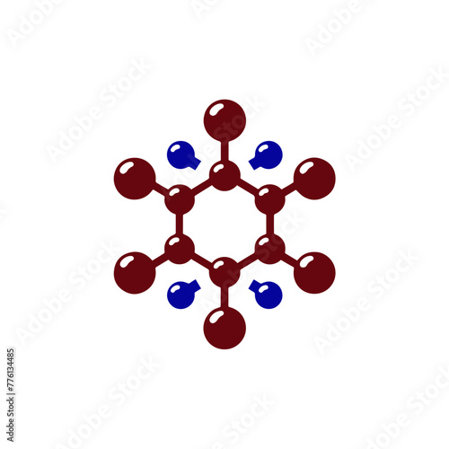 Abstract molecules  icon