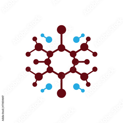 Abstract molecules  icon