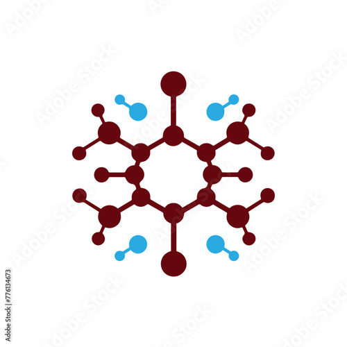 Abstract molecules  icon