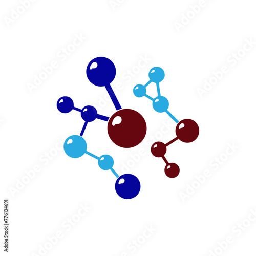 Abstract molecules  icon