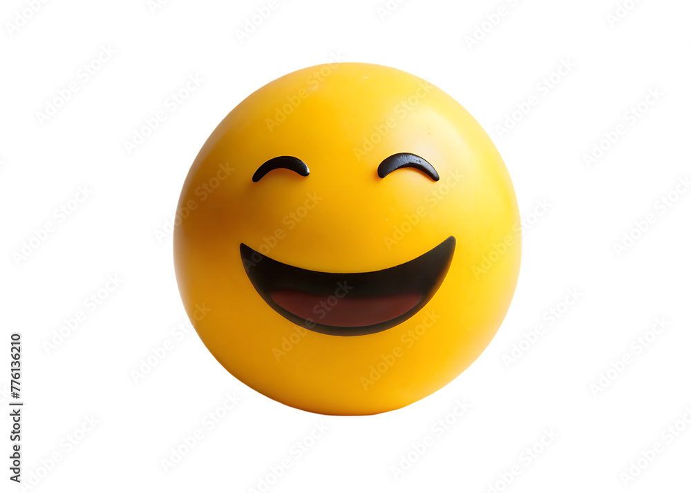 Happy emoji 3d icon Happy emoji 3d icon