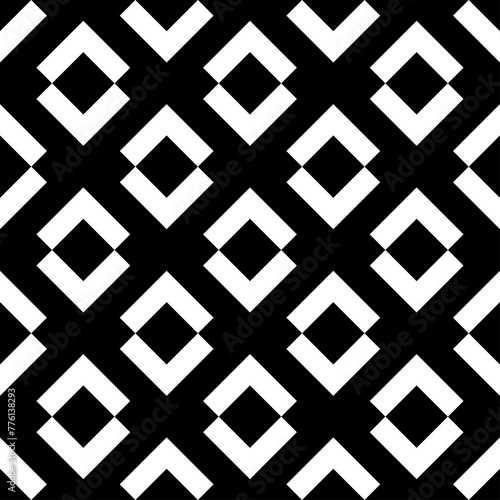 Seamless pattern. Curves backdrop. Figures ornament. Folk wallpaper. Embroidery background. Tribal motif. Ethnic mosaic. Digital paper, textile print, web design, abstract illustration. Vector art.