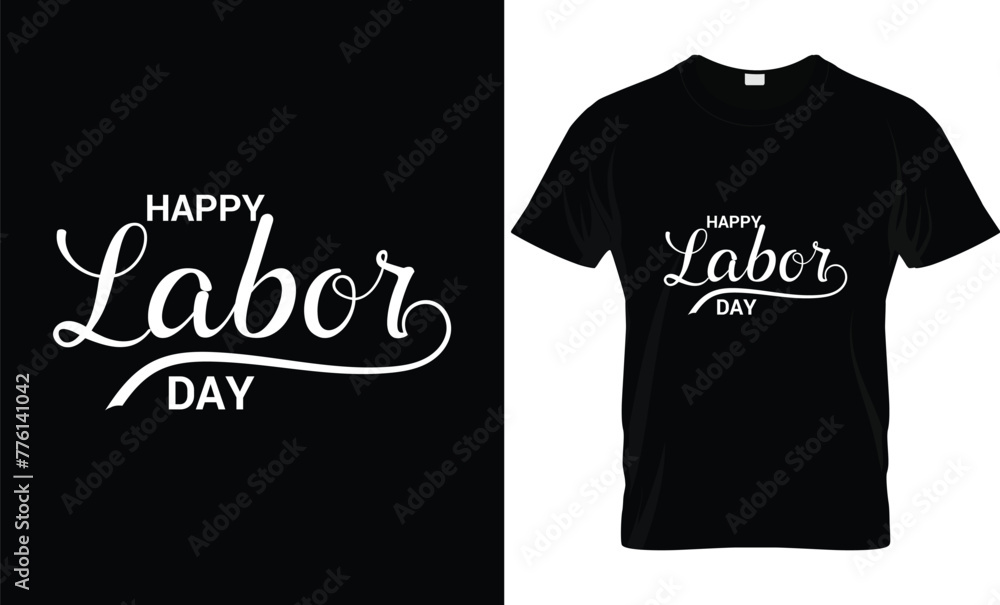 Happy Labor Day calligraphy hand lettering . Easy to edit vector template for typography poster, logo design, banner, flyer, postcard, greeting card, party invitation, t-shirt, etc. EPS 10 Happy Labor Day calligraphy hand lettering . Easy to edit vector template for typography poster, logo design, banner, flyer, postcard, greeting card, party invitation, t-shirt, etc. EPS 10