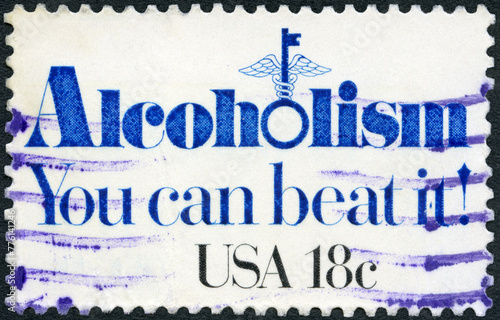 USA - 1986: shows alcoholism you can beat it, 1986
