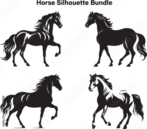 Horse Silhouette Bundle