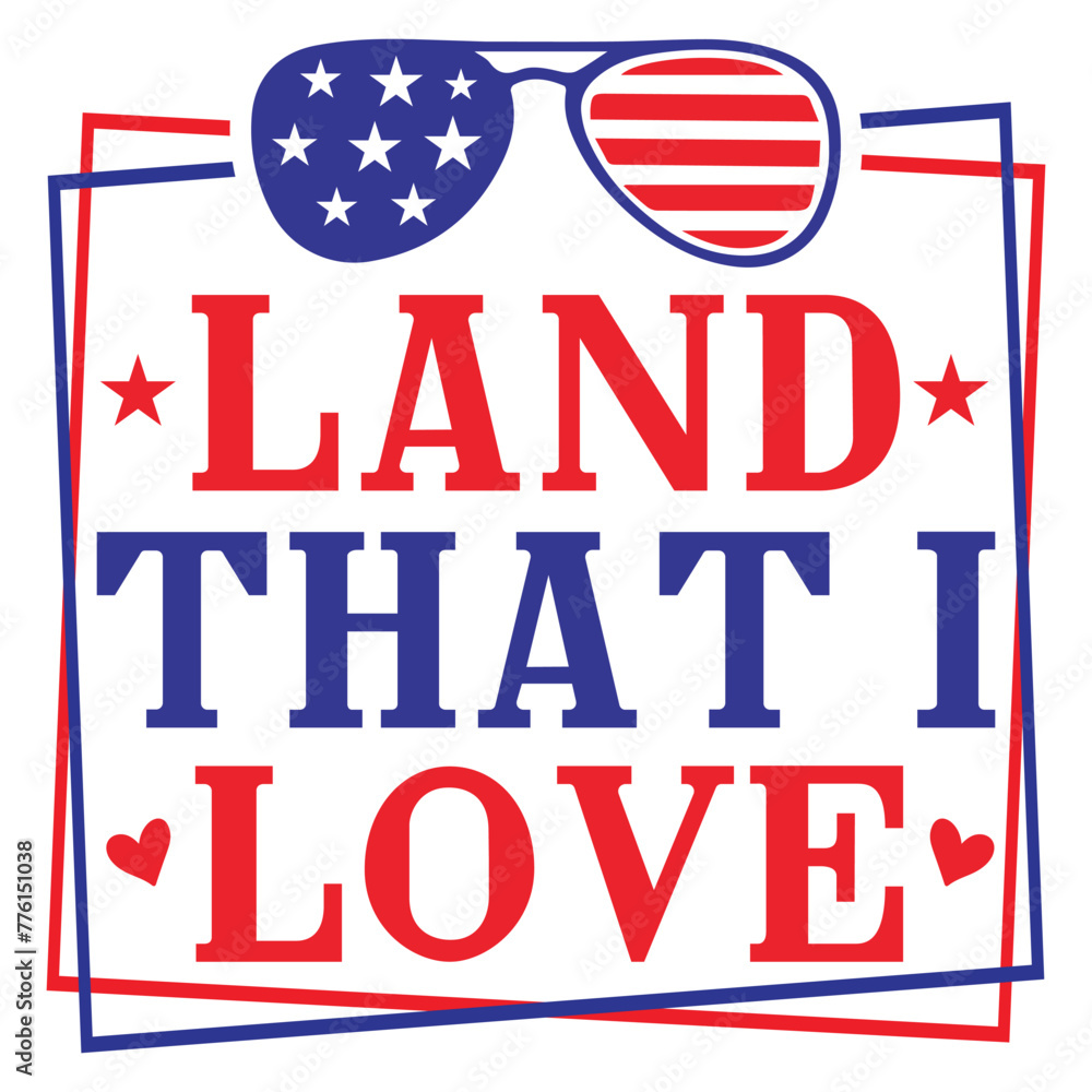 Land that i love SVG Art & Illustration Land that i love SVG Art & Illustration