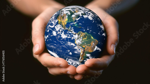 Globe Earth Hand