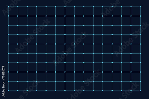 HUD interface grid. Dot array and matrix symbol, operating system UI background. Vector futuristic grid. Vector grid layout for hud user interface. 